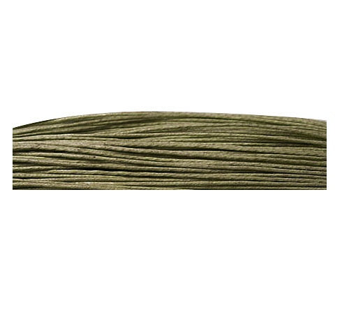 Gewachster faden aus baumwolle olive grün 1mm, 5m (1)