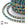 Perlen Einzelhandel Geflochtene Baumwollkordel Entengrün und Beige - Goldfaden, 2mm (Spule- 4m)