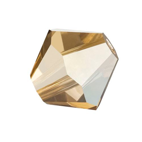 Preciosa Crystal Golden Flare Full 00030 238 GIF 2X - 3,6x4mm Doppelkegel (40)