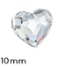 Flatback Preciosa Herz Kristall 00030 - 10mm (4)