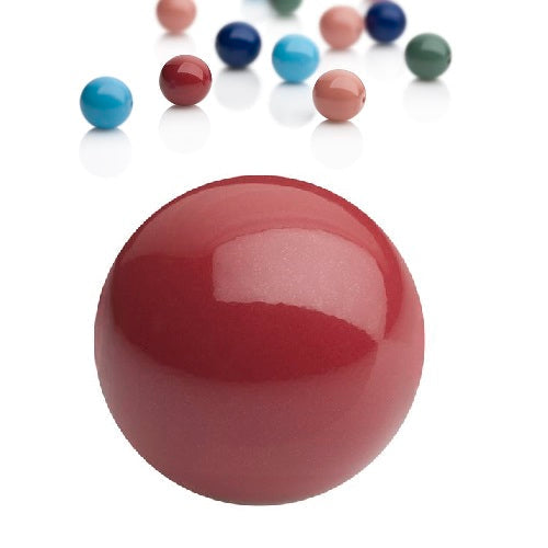 Kaufen Sie Perlen in Deutschland Preciosa Lackierte runde Perlen Cranberry - 6mm (20)