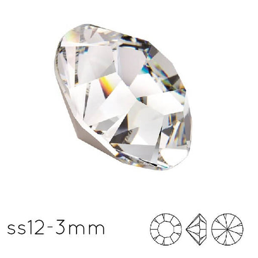 Kaufen Sie Perlen in Deutschland Runder Stein Crystal Preciosa Maxima Crystal Foiled ss12-3.00mm (10)
