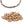 Perlen Einzelhandel Böhmische Glasperlen Mattgold Champagner 3.8x2mm - Loch: 0.8mm (10g)