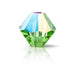 Bicone Preciosa Crystal Peridot Glitter - 2,4 x 3 mm (40)