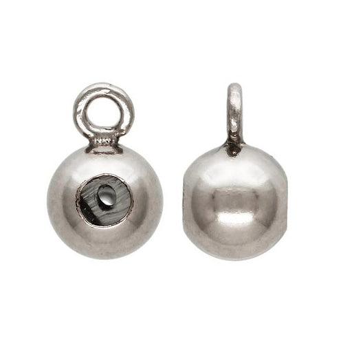 Kaufen Sie Perlen in Deutschland Schiebeperle 925 Silber - 4 mm - Loch: 0,5 mm (1)