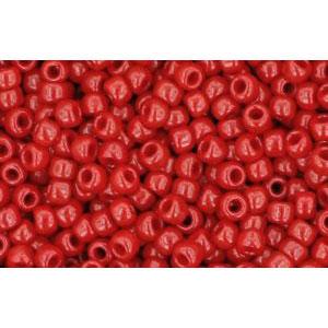 cc45 - Toho rocailles perlen 11/0 opaque pepper red (10g)
