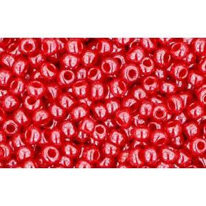 Kaufen Sie Perlen in Deutschland cc125 - Toho rocailles perlen 11/0 opaque lustered cherry (10g)