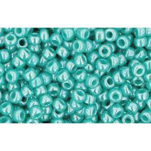 Kaufen Sie Perlen in Deutschland cc132 - Toho rocailles perlen 11/0 opaque lustered turquoise (10g)