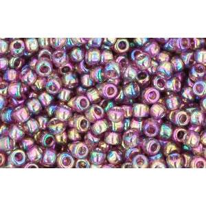 Kaufen Sie Perlen in Deutschland cc166b - Toho rocailles perlen 11/0 transparent rainbow medium amethyst (10g)