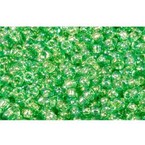 Kaufen Sie Perlen in Deutschland cc167 - Toho rocailles perlen 11/0 transparent rainbow peridot (10g)