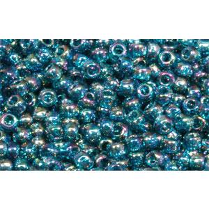 Toho Rocailles-Perlen Größe 6/0 – 4mm Transparenter Saphir, Ca. 173 Stück Im 11,5g Röhrchen