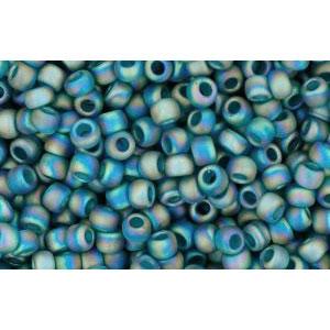 Kaufen Sie Perlen in Deutschland cc167bdf - Toho rocailles perlen 11/0 transparent rainbow frosted teal (10g)