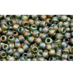 Kaufen Sie Perlen in Deutschland cc180f - Toho rocailles perlen 11/0 trans-rainbow frosted olivine (10g)
