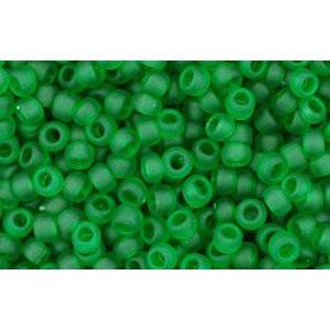 Kaufen Sie Perlen in Deutschland cc7bf - Toho rocailles perlen 11/0 transparent frosted grass green (10g)
