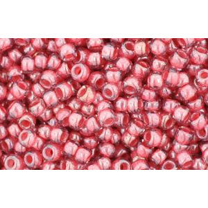 Kaufen Sie Perlen in Deutschland cc291 - Toho rocailles perlen 11/0 transparent lustered rose/mauve lined (10g)