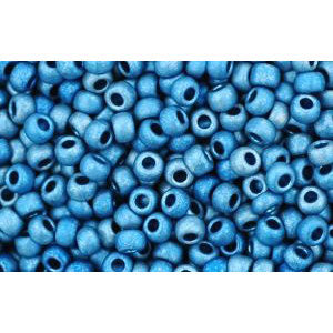 Kaufen Sie Perlen in Deutschland cc511f - Toho rocailles perlen 11/0 higher metallic frosted mediterranean blue (10g)