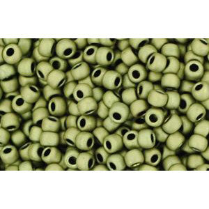 Kaufen Sie Perlen in Deutschland cc617 - Toho rocailles perlen 11/0 matt colour dark olive (10g)