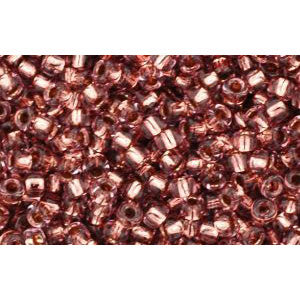 cc746 - Toho rocailles perlen 11/0 copper lined light amethyst (10g)