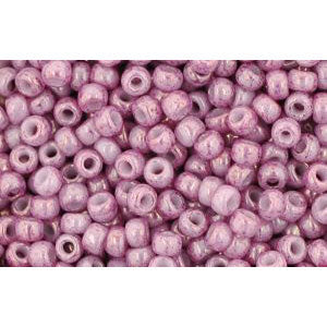 cc1202 - Toho rocailles perlen 11/0 marbled opaque pink/pink (10g)