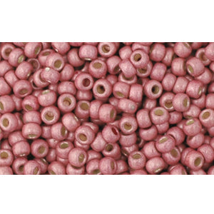 ccpf553f - Toho rocailles perlen 11/0 matt galvanized pink lilac (10g)