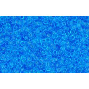 cc3b - Toho rocailles perlen 15/0 transparent dark aquamarine (5g)
