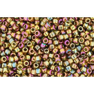 Kaufen Sie Perlen in Deutschland cc459 - Toho rocailles perlen 15/0 gold lustered dark topaz (5g)