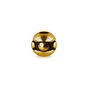 Heishi Perlen 3mm Antik-Goldfarben (20)
