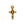 Perlengroßhändler in Deutschland Charm-Anhänger Retro Kreuz antik hochwertig vergoldet 19x10mm (1)
