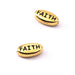 Perle FAITH Metall Goldene Qualität 11x6mm (1)