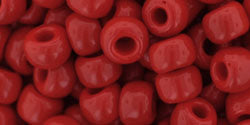 cc45 - Toho rocailles perlen 3/0 opaque pepper red (10g)