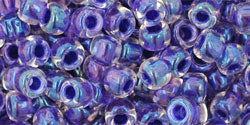 Kaufen Sie Perlen in Deutschland cc181 - Toho rocailles perlen 6/0 rainbow crystal/tanzanite lined (10g)