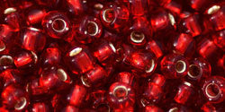 Kaufen Sie Perlen in Deutschland cc25c - Toho rocailles perlen 6/0 silver-lined ruby (10g)