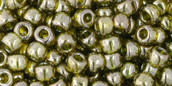 Kaufen Sie Perlen in Deutschland cc457 - Toho rocailles perlen 6/0 gold lustered green tea (10g)