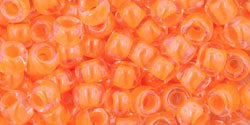 cc802 - toho rocailles perlen 6/0 luminous neon orange (10g)