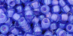 cc934 - Toho rocailles perlen 6/0 light sapphire/opaque purple (10g)