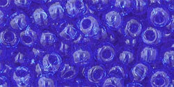 cc942 - Toho rocailles perlen 6/0 transparent sapphire (10g)