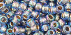 Kaufen Sie Perlen in Deutschland cc997 - Toho rocailles perlen 6/0 gold lined rainbow light sapphire (10g)