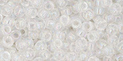 Kaufen Sie Perlen in Deutschland cc161 - Toho rocailles perlen 8/0 transparent rainbow crystal (10g)