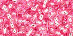 Kaufen Sie Perlen in Deutschland cc38 - Toho rocailles perlen 8/0 silver-lined pink (10g)