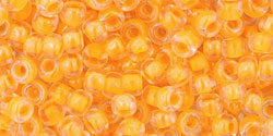 cc801 - Toho rocailles perlen 8/0 luminous neon tangerine (10g)