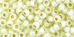 Kaufen Sie Perlen in Deutschland cc2125 - Toho rocailles 8/0 silver lined milky light jonquil (10g)