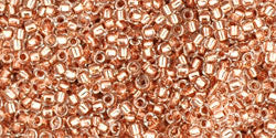 cc740 - Toho rocailles perlen 15/0 copper lined crystal (5g)