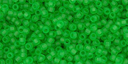 Kaufen Sie Perlen in Deutschland cc7f - Toho rocailles perlen 15/0 transparent frosted peridot (5g)