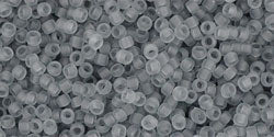 Kaufen Sie Perlen in Deutschland cc9f - Toho rocailles perlen 15/0 transparent frosted light gray (5g)