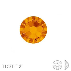 2038 hotfix flat back Tangerine ss8-2.4mm (80)