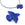 Perlen Einzelhandel Harzperle Blauer Vogel Adler Kondor 29x24mm - Loch: 1mm (1)