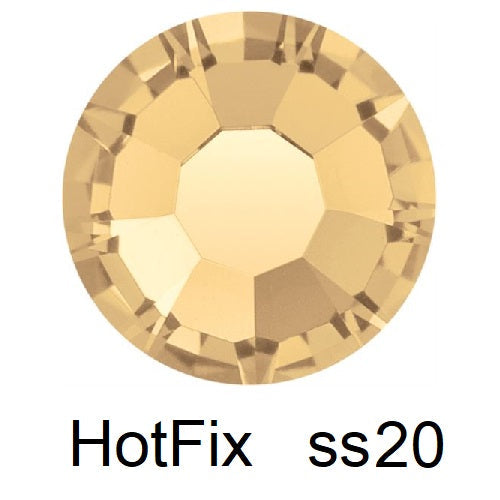 Flatback Hotfix Preciosa Light Colorado Topaz - ss20-4.6mm (60)