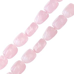 Kaufen Sie Perlen in Deutschland Rosenquarz nugget perlenstrang 8x10mm (1)