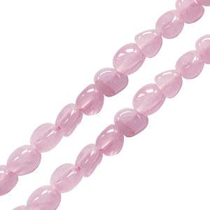 Kaufen Sie Perlen in Deutschland Rosenquarz nugget perlenstrang 4x6mm (1)