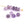 Perlen Einzelhandel Amethystperlen Facettierte Rondelle 8x5 mm - Loch: 1 mm (5)